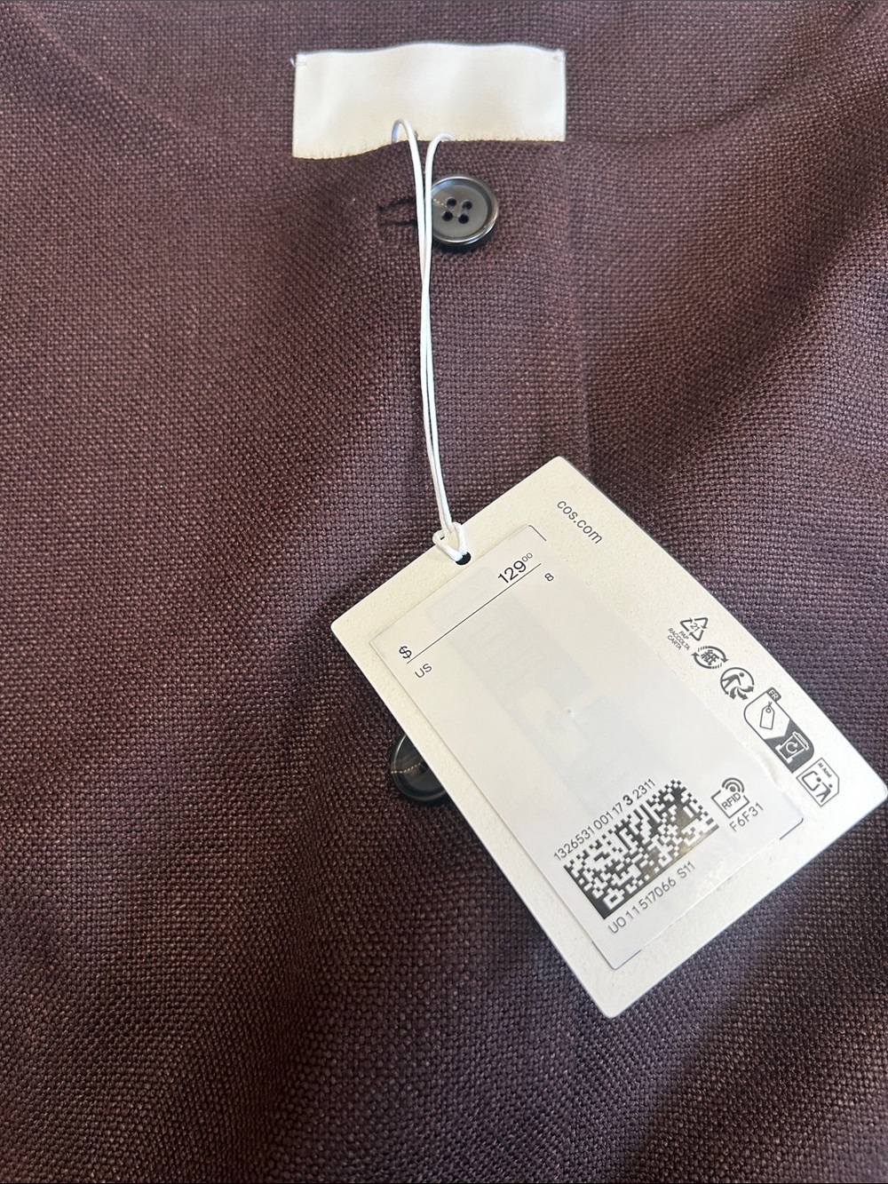 NWT (size 8) COS TAILORED VEST - Picture 6 of 9